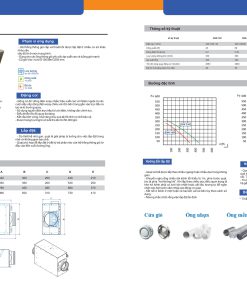 Vortex CBX-250 | Quạt ly tâm inline hộp D250